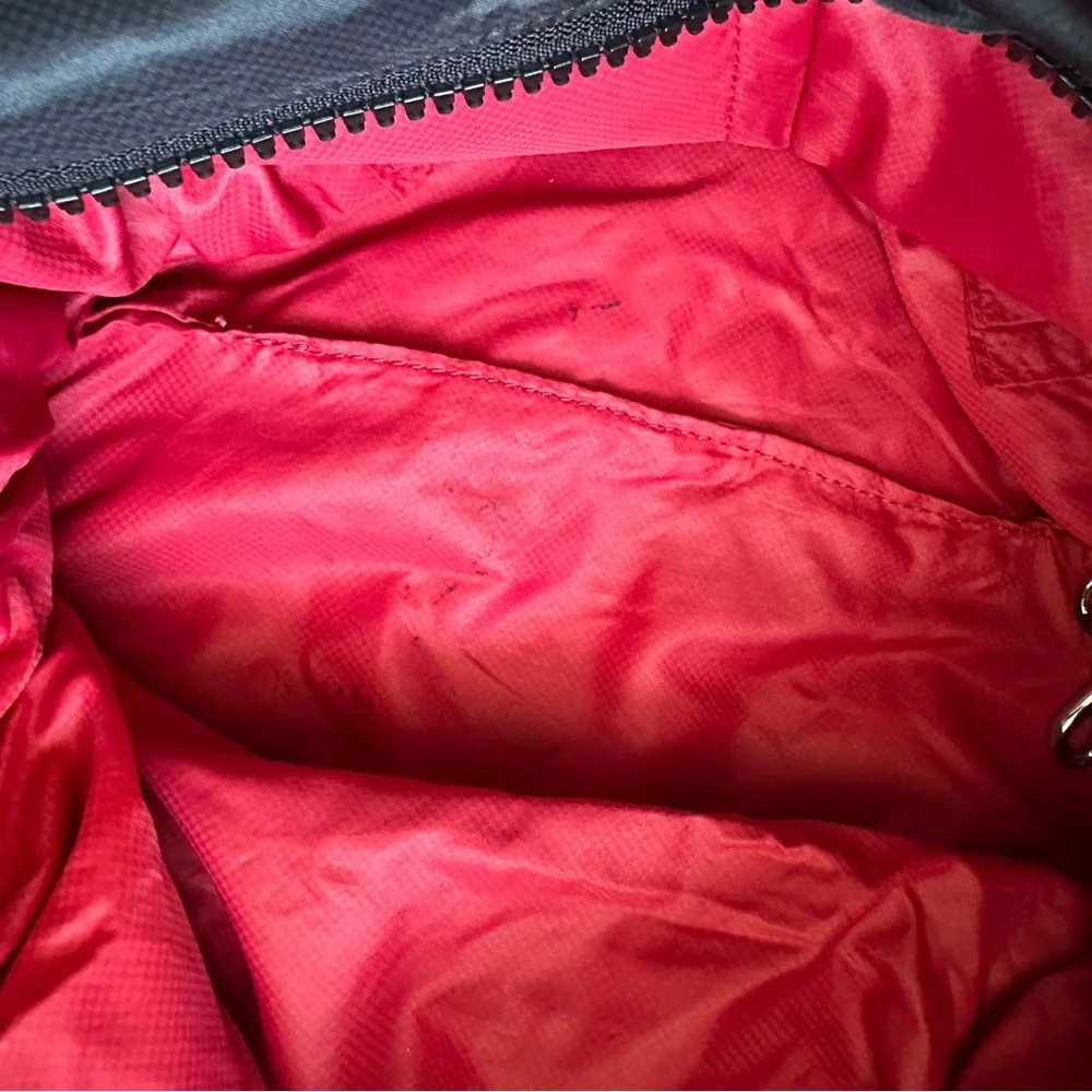 MZ Wallace Black Quilted 'give a damn' Tote with Red Accent - Picture 4 of 6